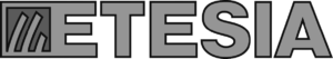 Logo en échelle de gris de la marque Etesia